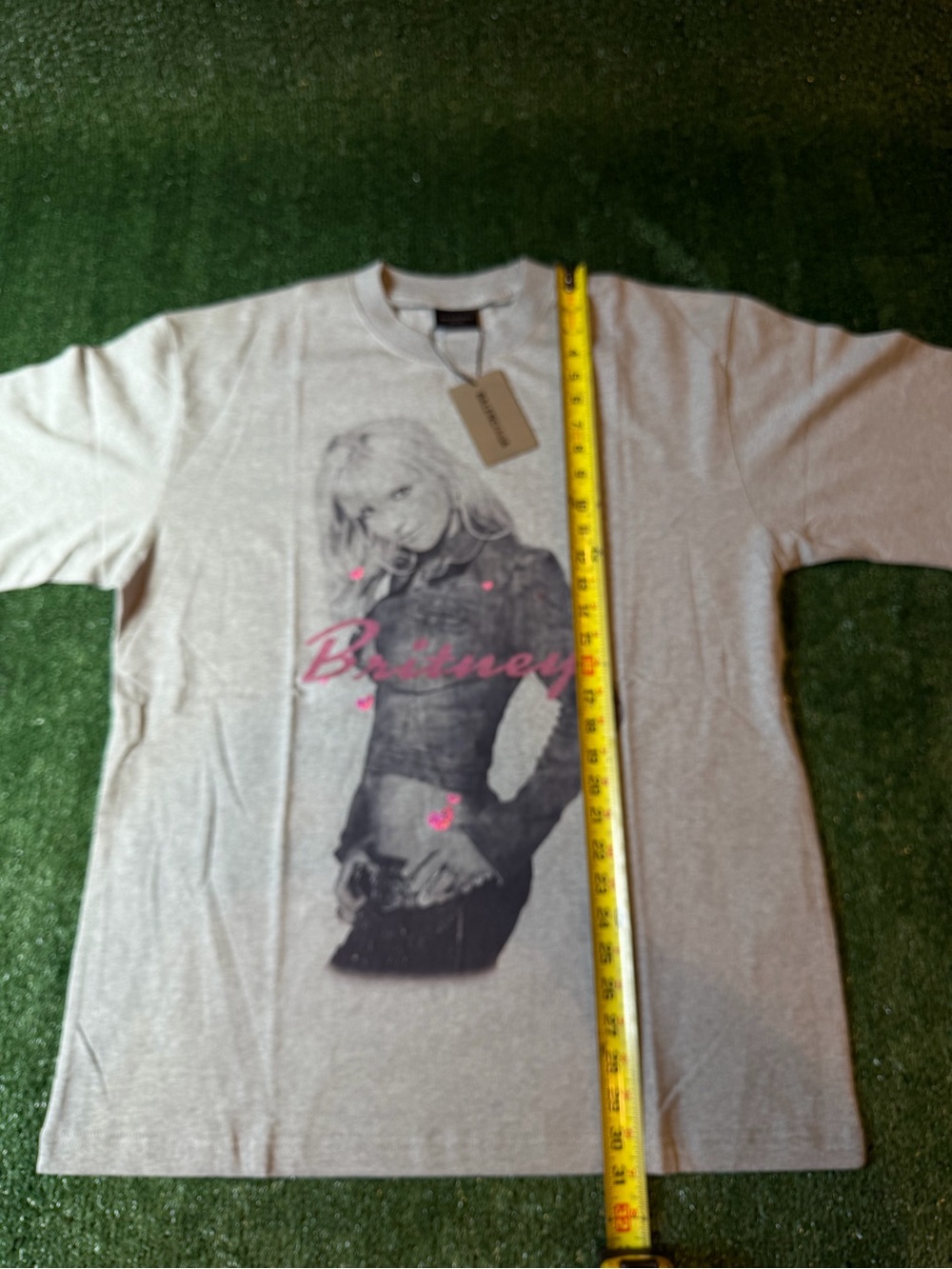 Grey 'Britney' Graphic Tee - Picture 11 of 11